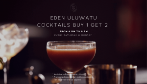 Eden Hookah Uluwatu Promo You Never Want to Miss