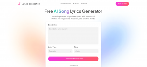 Igniting Musical Inspiration with AI: Lyrics Generator Makes Creation Easier