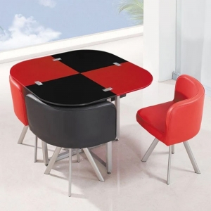 Space Saver Dining Table with 4 Chairs Set: Perfect Solution for Modern Living