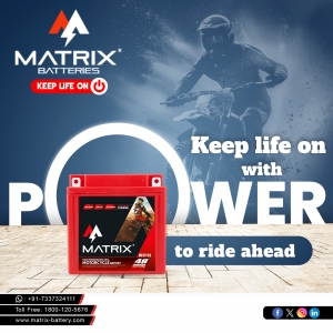 Matrix: The Leading Bike Battery Manufacturer for Reliable Power and Performance