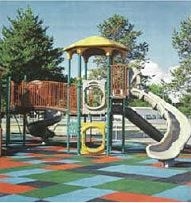 rubber playground mats