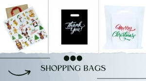 Christmas Cheer: Show Appreciation with Custom Thank You Shopping Bags