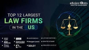 Where are most of the largest U.S. law firms located?