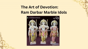 The Art of Devotion: Ram Darbar Marble Idols