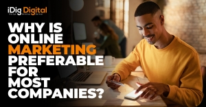 Why is online marketing preferable for most companies?