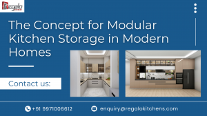 The Concept for Modular Kitchen Storage in Modern Homes