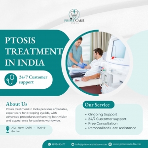 Ptosis Treatment in India: Affordable and Advanced Eye Care with Prime Care India
