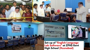 Installation of English Language Lab Software at ZPHS Govt High School (Husnabad)