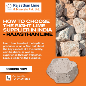 How to Choose the Right Lime Supplier in India - Rajasthan Lime