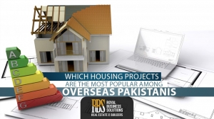 Which housing projects are the most popular among overseas Pakistanis?
