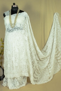 The Timeless Art of Chikankari Sarees with History, Styles, and Care Tips