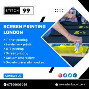 Create Custom Designs with T-Shirt Printing in London