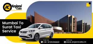 Mumbai to Surat Taxi Service @ Rs.3499 | Anjani Cabs