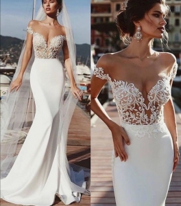 Das Mekleid Spitzen hochzeitskleid ist nicht nur eine einfache Kombination aus Stoff