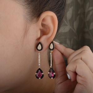 Wholesale Diamond hoop earrings
