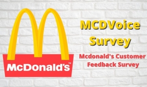 How do I get a McDVoice survey code from my receipt?