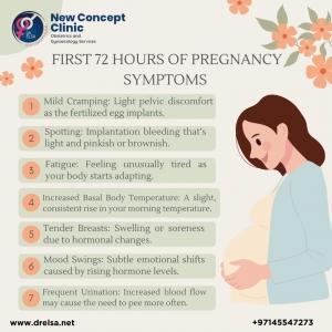 First 72 Hours of Pregnancy Symptoms: What to Watch Out For