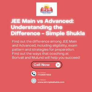 JEE Main vs Advanced: Understanding the Difference -  Simple Shukla