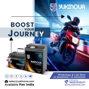 Yukinova: Leading Lithium-Ion Two-Wheeler Battery Manufacturer in India