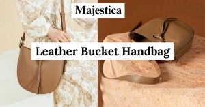 A Stylish and Functional Choice: The Durable Leather Bucket Handbag with Microfiber Lining