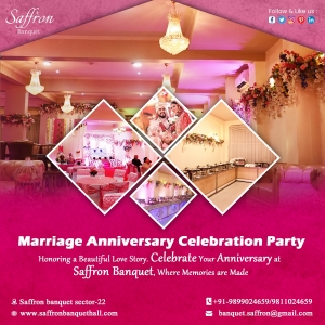 Top-Notch Wedding Party Hall in Noida - Saffron Banquet Hall