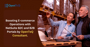 Boosting E-commerce Operations with NetSuite B2C and B2B Portals by OpenTeQ Consultant. 