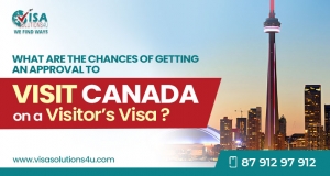 What are the chances of getting approval to visit Canada on a visitor's visa?