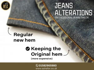 Professional jeans tailoring and alterations help your wardrobe to have hidden value