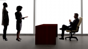 Casting Directors taking interview