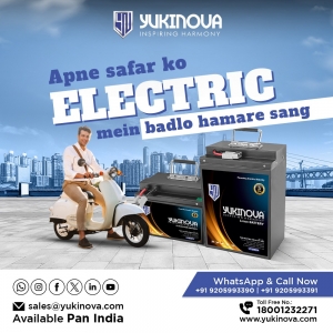 Yukinova: A Trusted Scooty Battery Manufacturer in India for Superior Performance