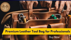 Premium Leather Tool Bag for Professionals 