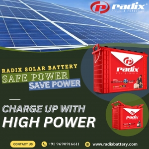 Radix Battery: Your Trusted Solar Battery Manufacturer in India