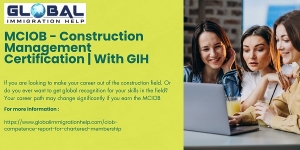 MCIOB - Construction Management Certification | With GIH