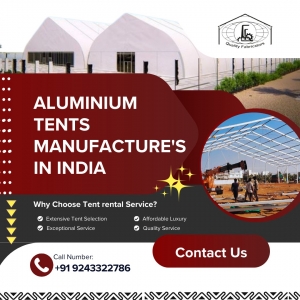 Experience Luxury with Aluminium Hanger Tents in India: Ideal for Weddings, Conferences, and Festival