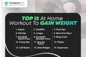 Try These 15 At-Home Workouts to Gain Weight with Essential Considerations!