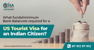 What funds/minimum bank balance is required for a US tourist visa for an Indian citizen?