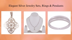 Elegant Silver Jewelry Sets, Rings & Pendants