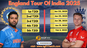 England Tour of India 2025: T20 Action & Online Cricket ID