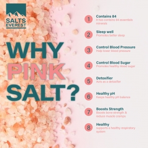 Pink Himalayan Salt by Salts Everest | Elevate Health with Pure Himalayan Salt