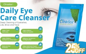 Tea Tree Oil Based Cliradex Eyelid Cleanser
