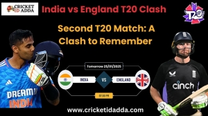 The Second T20 Clash: India vs England at M. A. Chidambaram Stadium