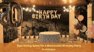Best restaurant for birthday parties in Udaipur