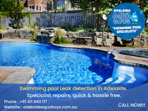 Expert Swimming Pool Leak Detection Services in Adelaide by Adelaide Aqua Boys