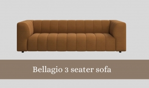 Bellagio 3-Seater Sofa: Luxury, Comfort, and Elegance for Your Living Space