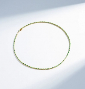 How to Style an Emerald Tennis Necklace for Valentine's Day