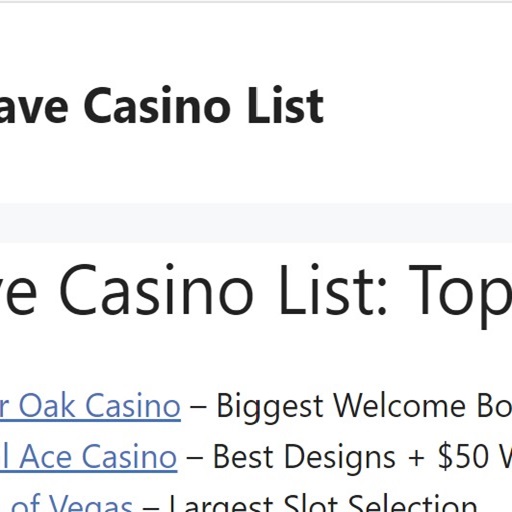 List Inclave Casino