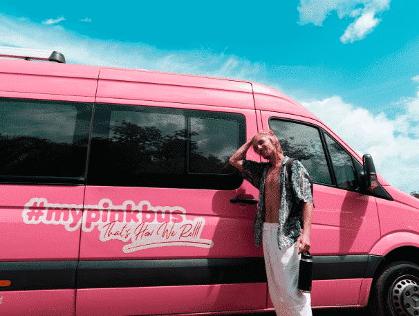 Bus My pink