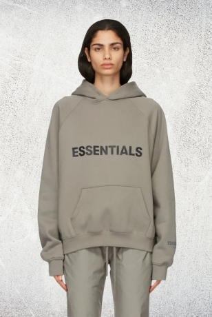 hoodie grey essentials 