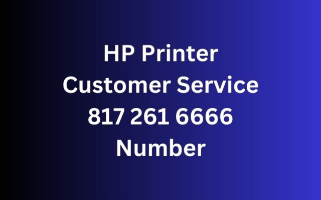 Number HP Printer Customer Service 8172616666