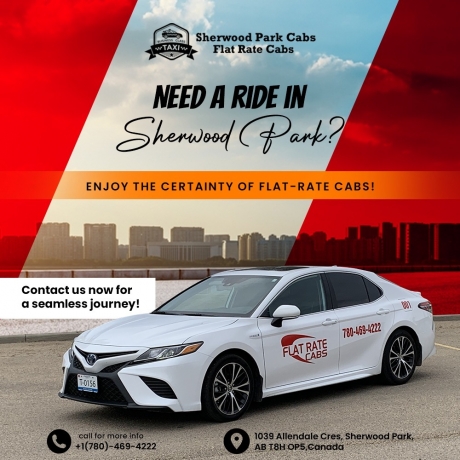 flat rate taxi sherwood park cabs